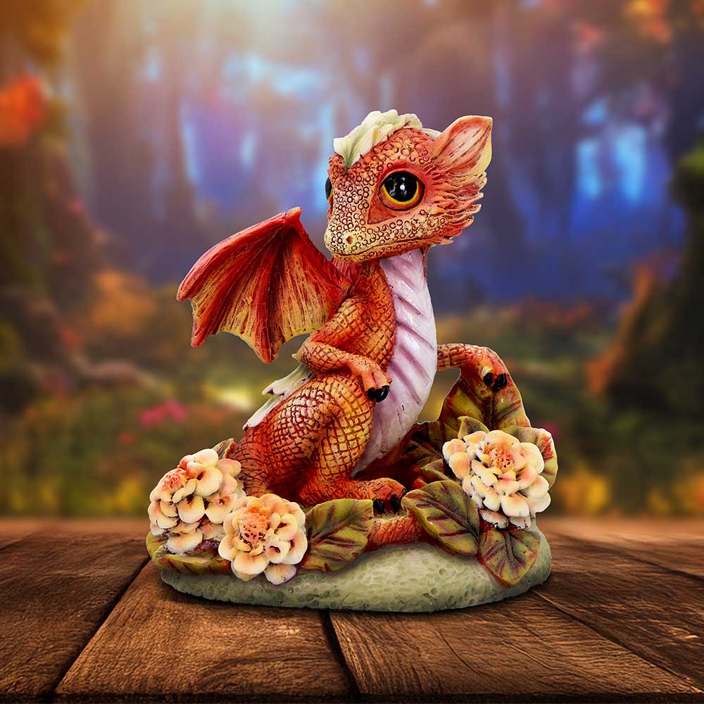 Marigold Flower Dragon 11cm