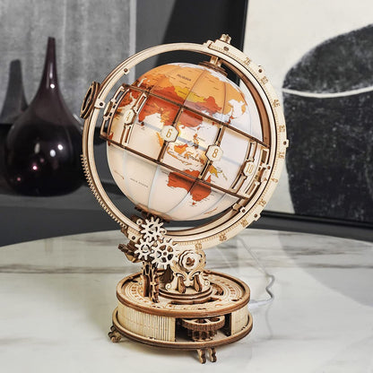 Rokr Luminous Globe 3D Wooden Model 180PCS Building Kit