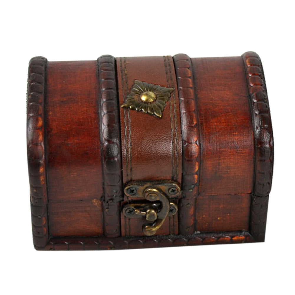 Wooden Treasure chest Dice storage box