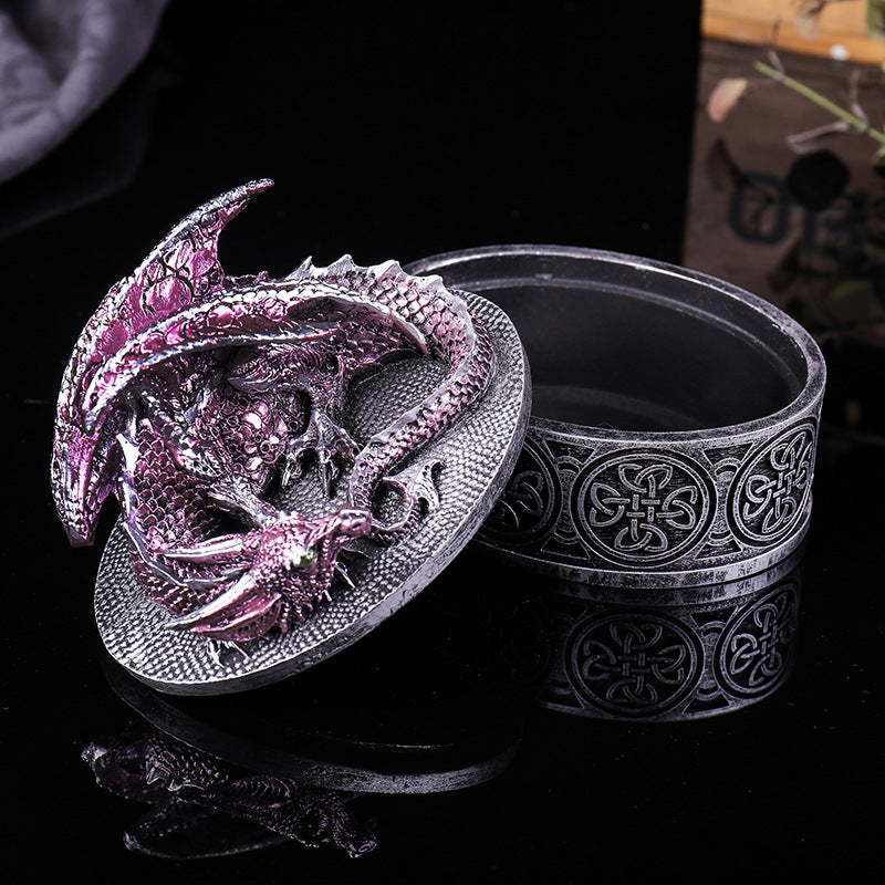 Resting Dragon Protector Trinket Jewellery Box