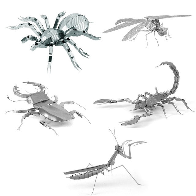 Metal 3D Puzzle - Various Insects