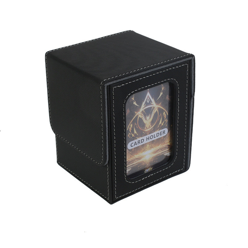 Trading Card Deck Box Holds 100+ Cards with Display Window