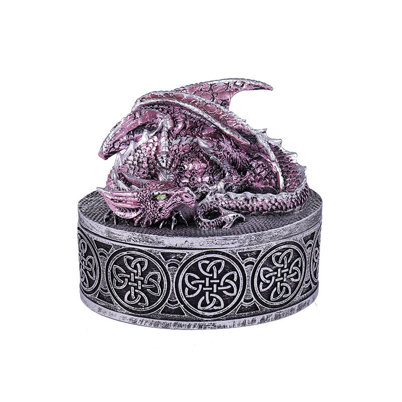 Resting Dragon Protector Trinket Jewellery Box