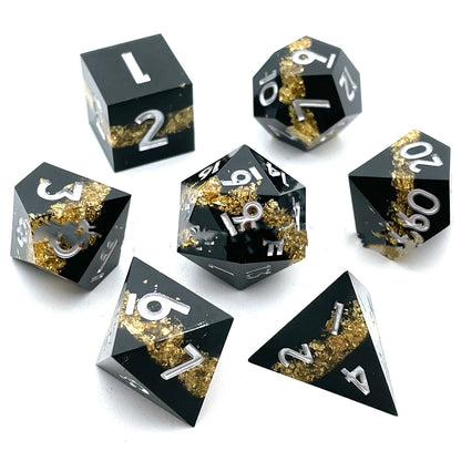 Resin Charms Variety Polyhedral Dice Set