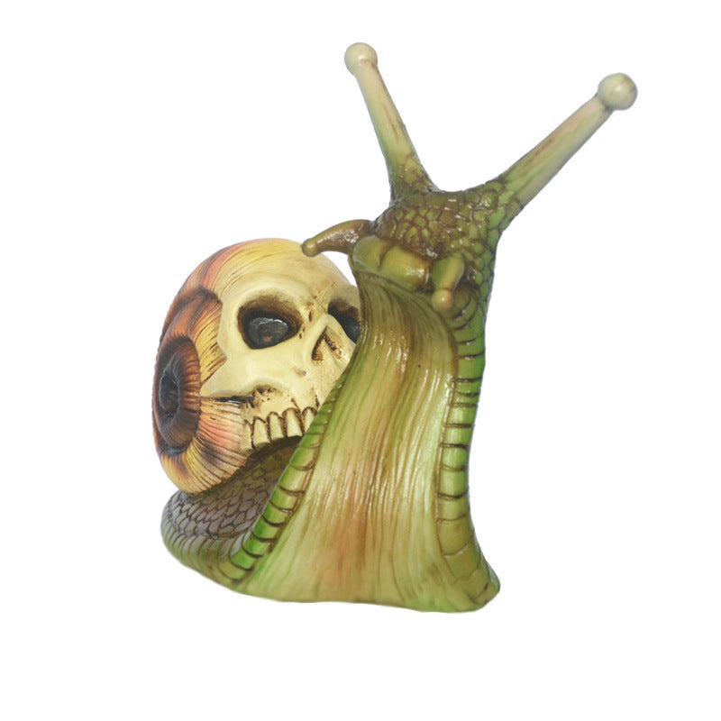 Snail Skull Sculpture Decoration