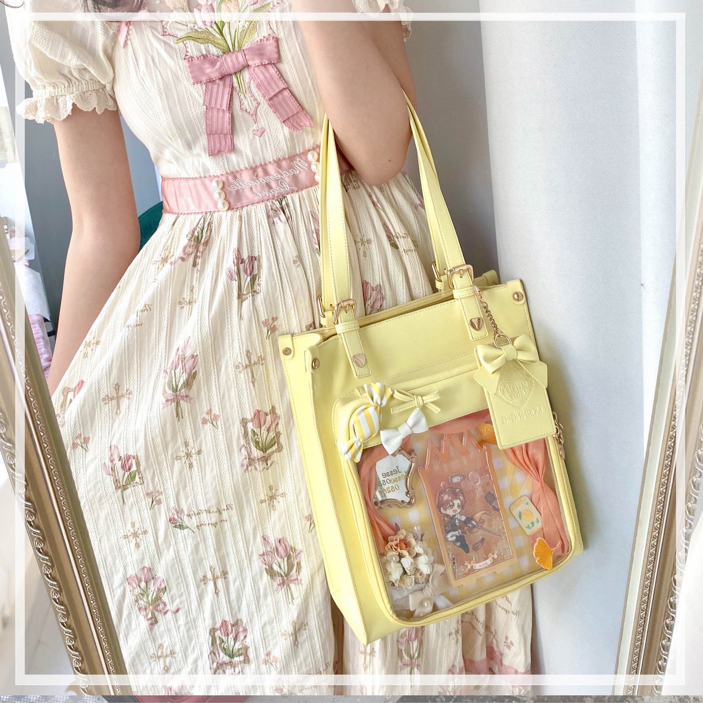 Cute Candy Bow window 'Ita' Shoulder Bag