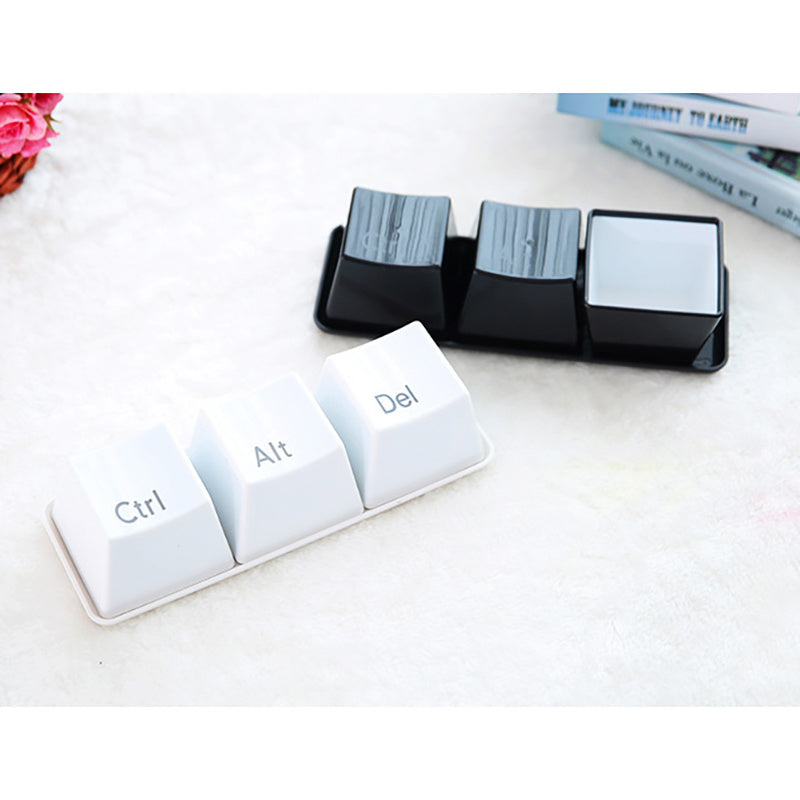 Black/White Creative Keyboard snack bowl set