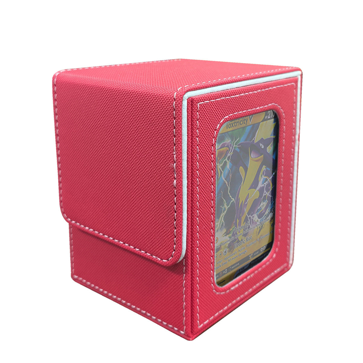 Trading Card Deck Box Holds 100+ Cards with Display Window