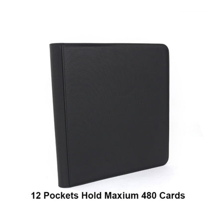 Zip up Folder with Pockets for Trading Card game cards