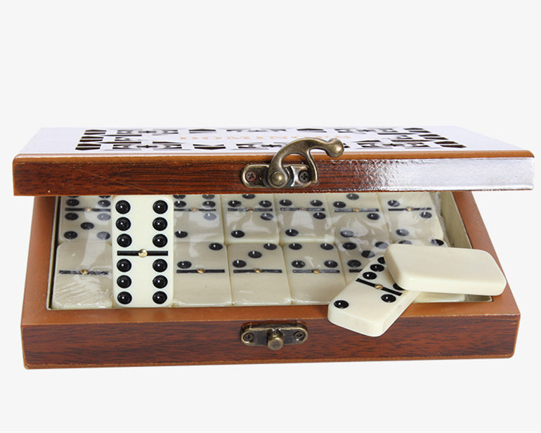 Dominoes Set with Stylish Wooden Box