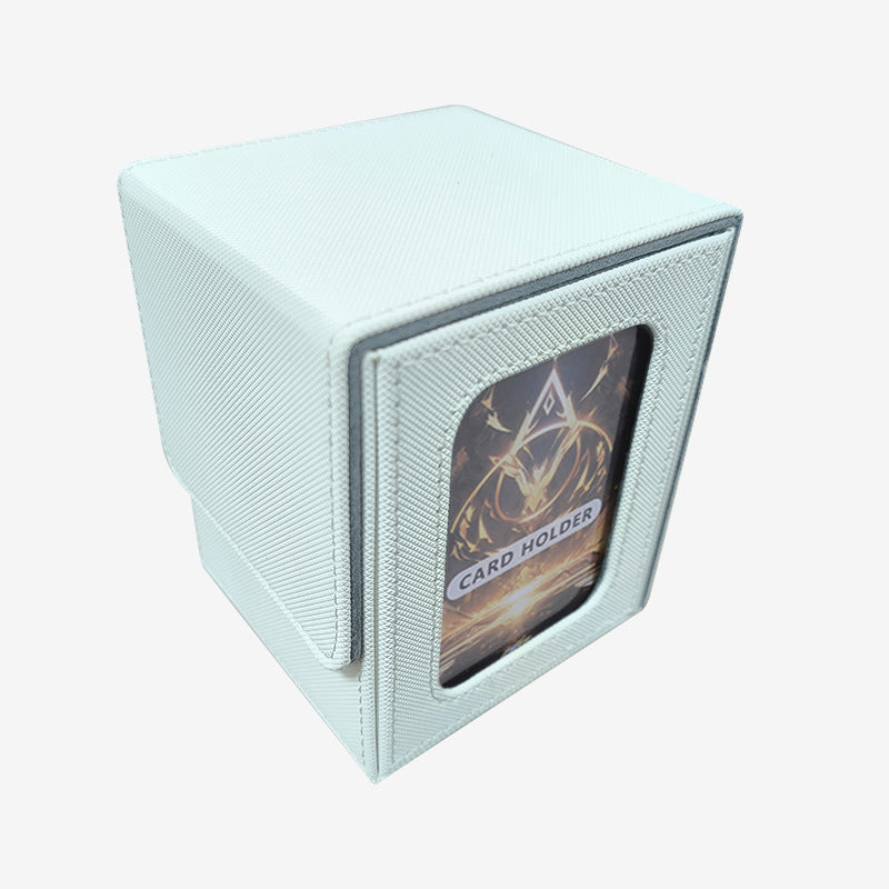 Trading Card Deck Box Holds 100+ Cards with Display Window