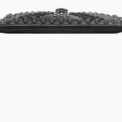 Studded Skull Clutch Hand Bag