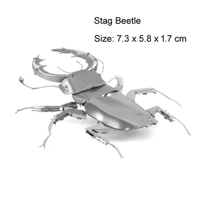 Metal 3D Puzzle - Various Insects