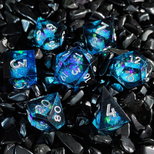 Liquid Core Polyhedral Dice Set