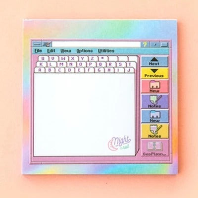 Gaming and Computing Pink Post It Note Memo Pads