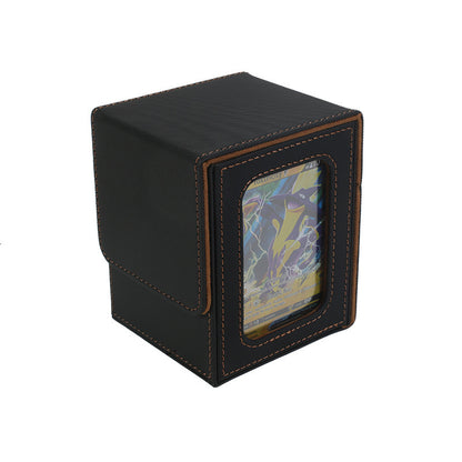 Trading Card Deck Box Holds 100+ Cards with Display Window