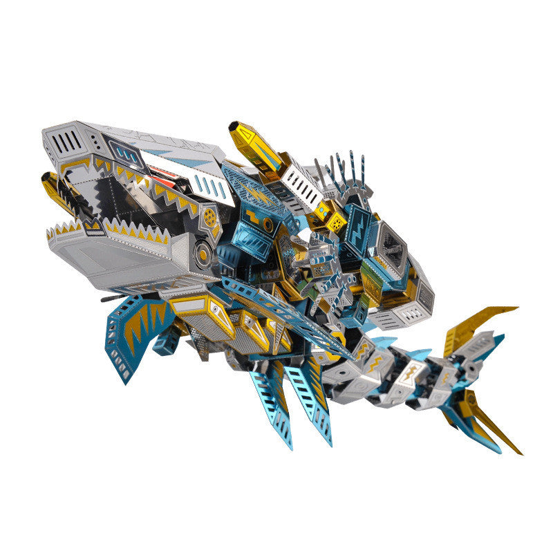 Metal 3D Puzzle - Shark Robot