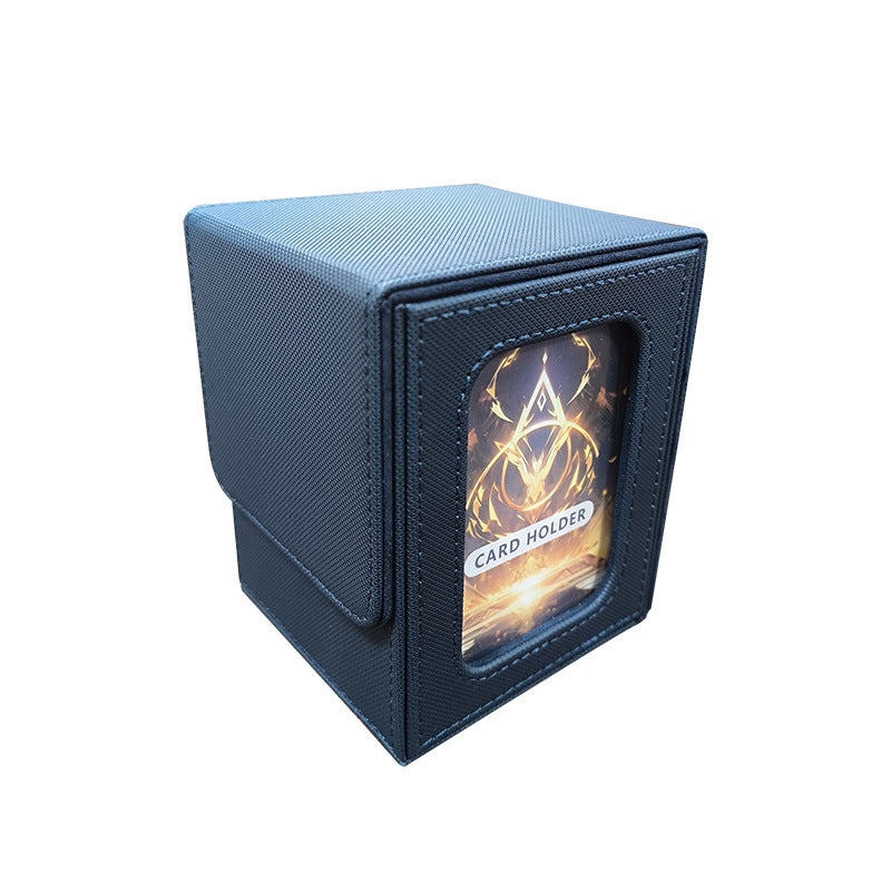 Trading Card Deck Box Holds 100+ Cards with Display Window