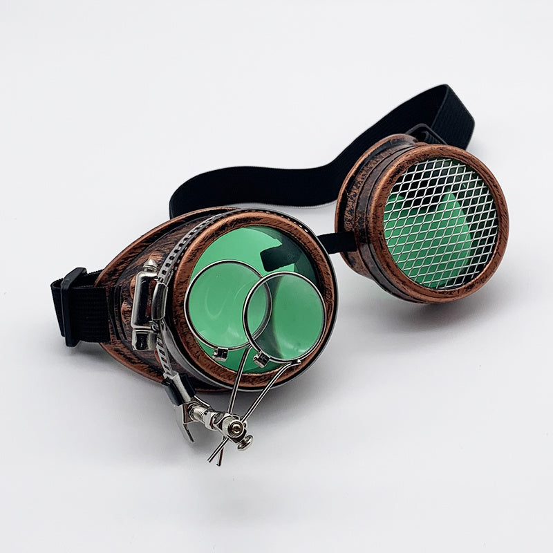 Steampunk Goggles with Mesh Lens Various Designs