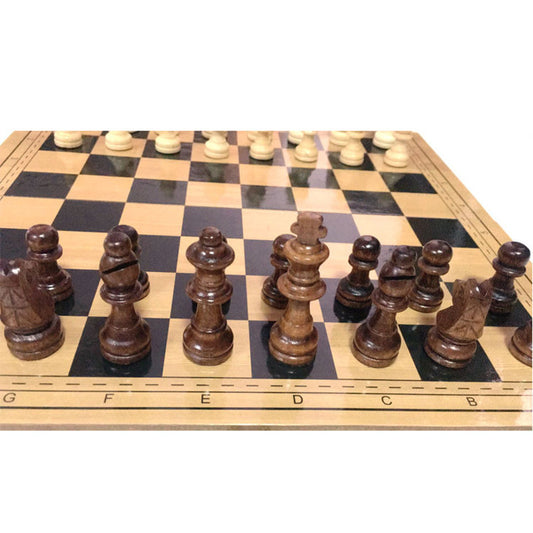 Wooden Folding Magnetic Chess Board Game