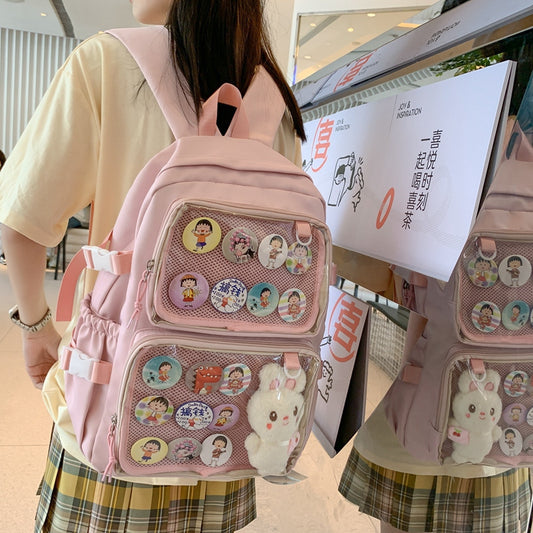 High School Students 'Ita' Pin Display Schoolbag/Backpack