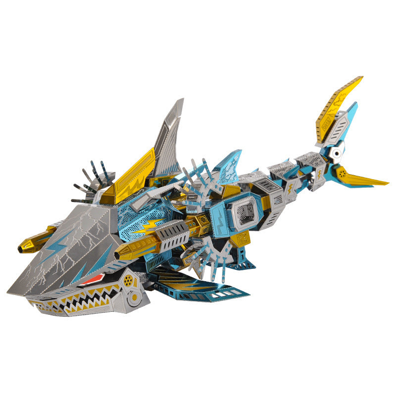 Metal 3D Puzzle - Shark Robot