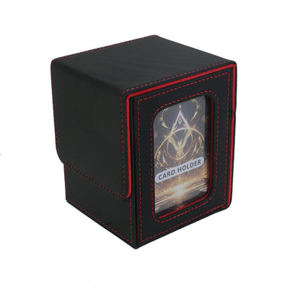 Trading Card Deck Box Holds 100+ Cards with Display Window