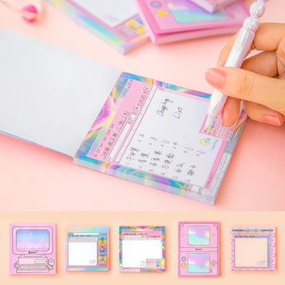 Gaming and Computing Pink Post It Note Memo Pads