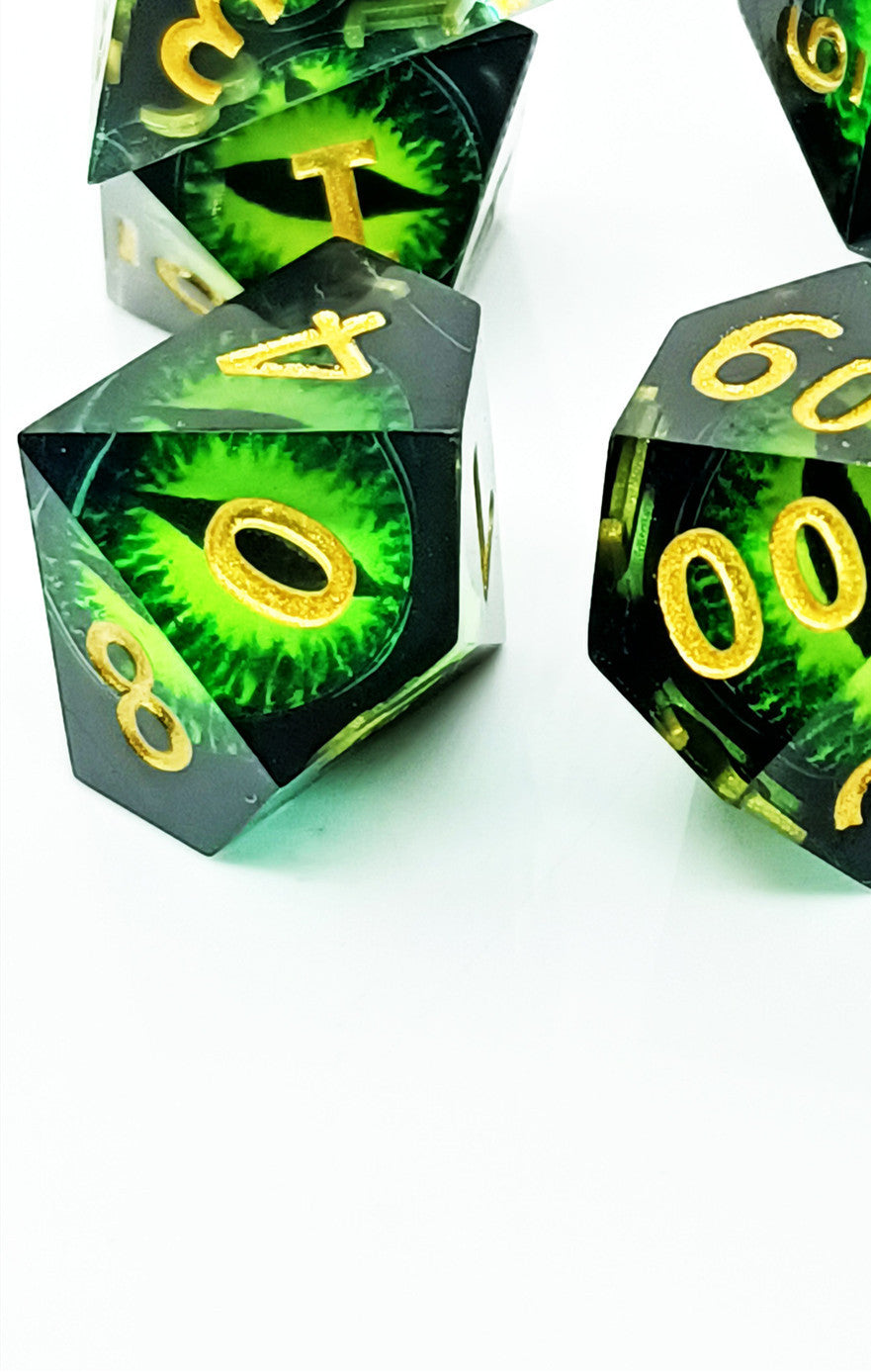 Dragon's Eyes Polyhedral Dice Set