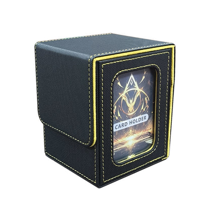 Trading Card Deck Box Holds 100+ Cards with Display Window