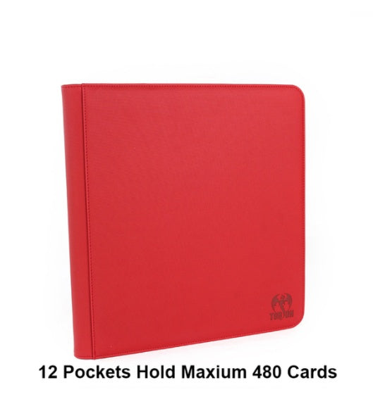 Zip up Folder with Pockets for Trading Card game cards