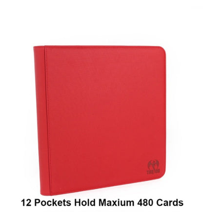 Zip up Folder with Pockets for Trading Card game cards