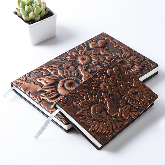 Butterflies and Flowers Embossed Notebook