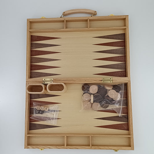 Wooden Puzzle Game Backgammon Set