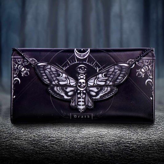 Deaths Head Moth Embossed Purse