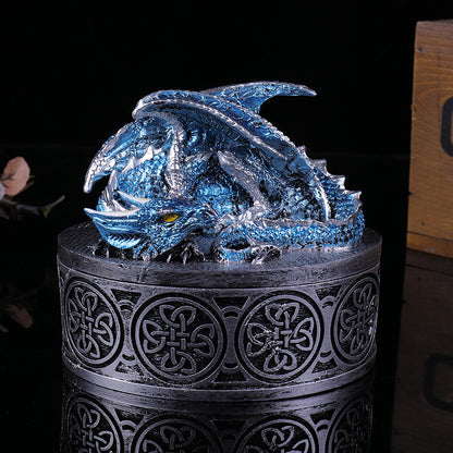 Resting Dragon Protector Trinket Jewellery Box