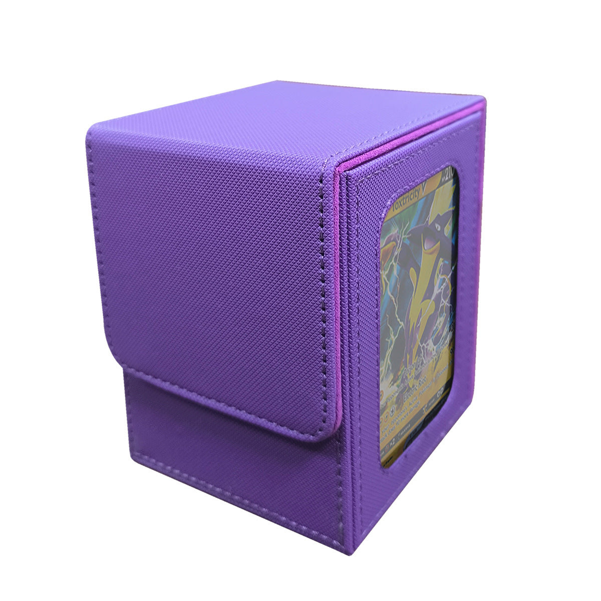 Trading Card Deck Box Holds 100+ Cards with Display Window