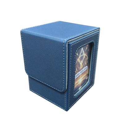 Trading Card Deck Box Holds 100+ Cards with Display Window