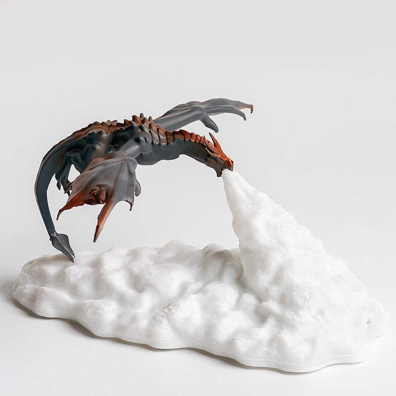 3D Printed Fire Breathing Dragon Light