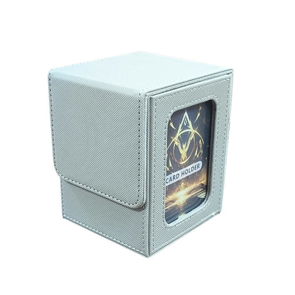 Trading Card Deck Box Holds 100+ Cards with Display Window