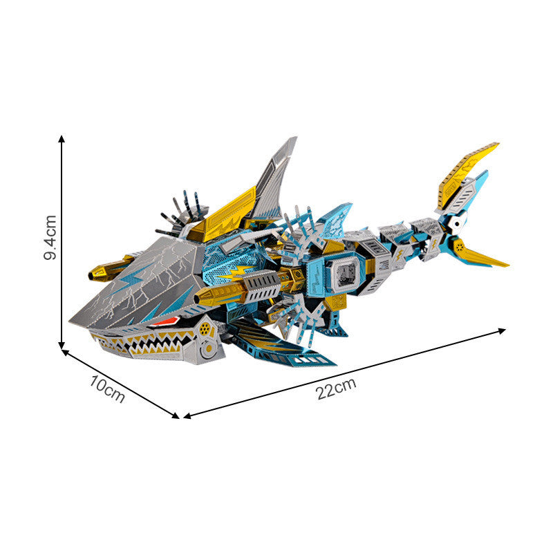 Metal 3D Puzzle - Shark Robot