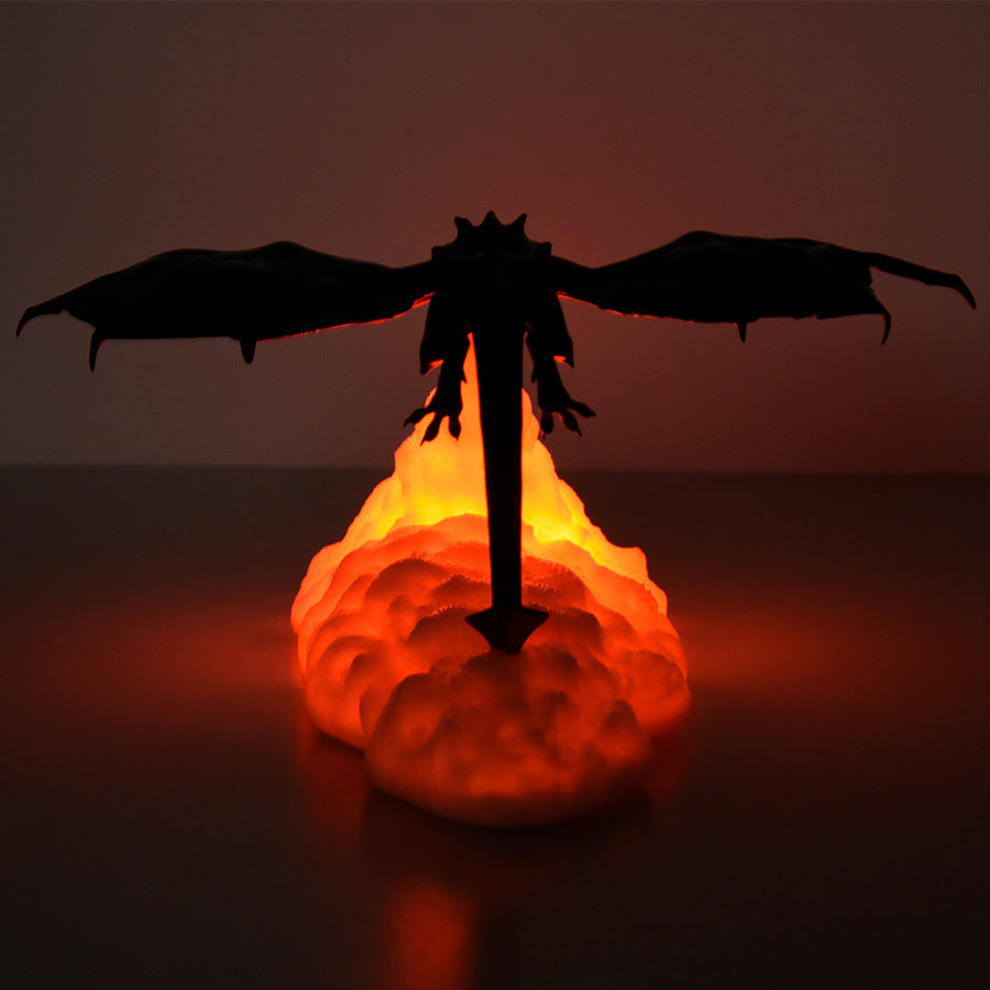 3D Printed Fire Breathing Dragon Light