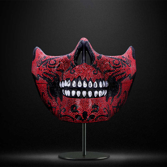 Jewelled Masquerade (Red) 17.5cm
