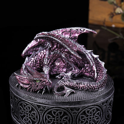 Resting Dragon Protector Trinket Jewellery Box