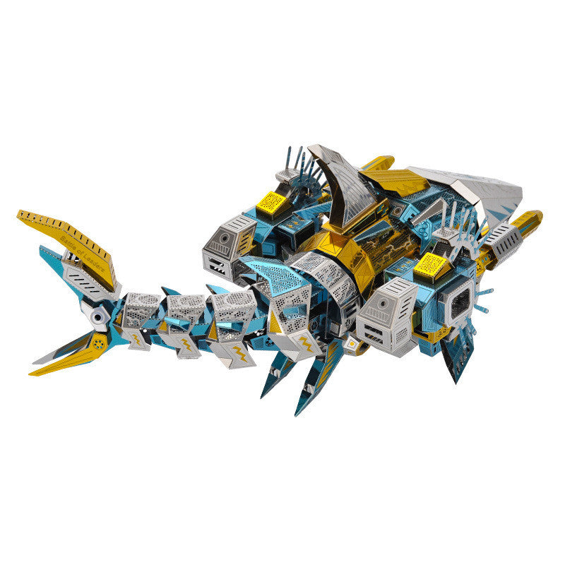 Metal 3D Puzzle - Shark Robot