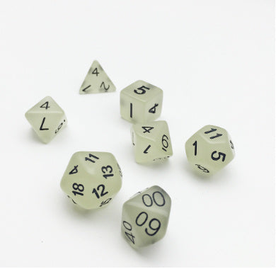 Glow in the Dark Polyhedral Dice Set