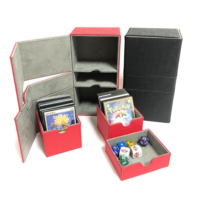 Duo Double TCG Cards Deck Box with Dice Tray