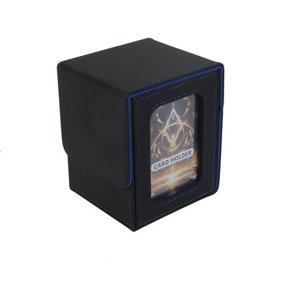 Trading Card Deck Box Holds 100+ Cards with Display Window