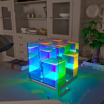 Cuboid Acrylic Lamp Cube LED Box